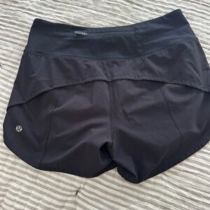 lululemon athletica Women's Black Athletic Shorts